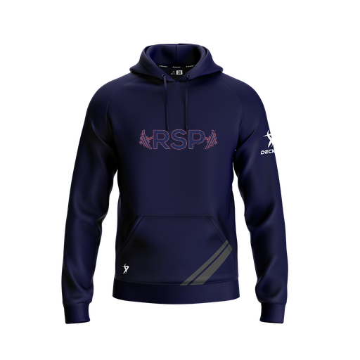 [CUS-DFW-SUHOOD-FLC-LSL-NVY-YXS-LOGO3] Summit Hoodie (Youth XS, Navy, Logo 3)