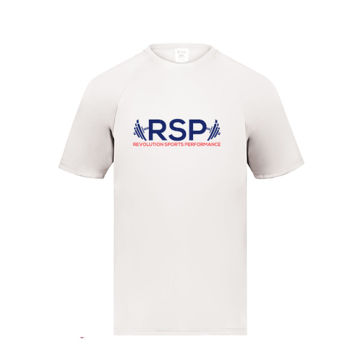 [2790.005.S-LOGO1] Men's Smooth Sport T-Shirt (Adult S, White, Logo 1)