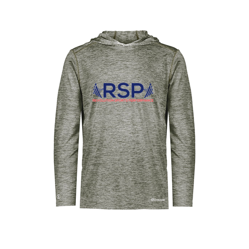 [FOLHCGGY-AS-LOGO1] Decker Men's Charge Hoodie (Adult S, Gray, Logo 1)