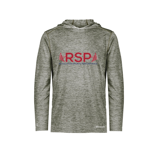 [FOLHCGGY-AS-LOGO2] Decker Men's Charge Hoodie (Adult S, Gray, Logo 2)