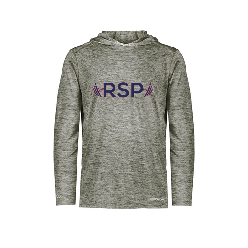 [FOLHCGGY-AS-LOGO3] Decker Men's Charge Hoodie (Adult S, Gray, Logo 3)