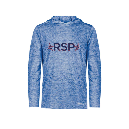 [FOLHCGRY-YS-LOGO3] Decker Youth Charge Hoodie (Youth S, Royal, Logo 3)