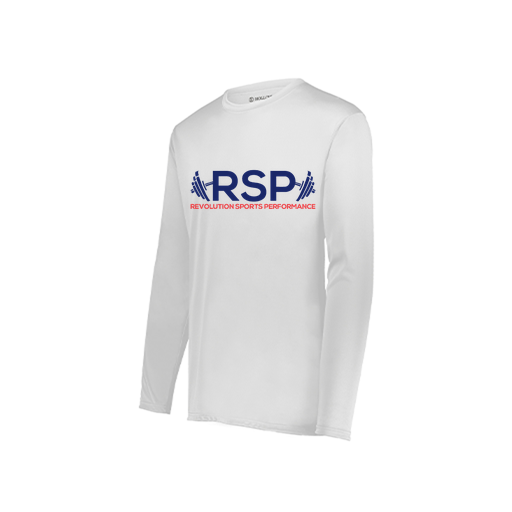 [222822.005.XS-LOGO1] Men's LS Smooth Sport Shirt (Adult XS, White, Logo 1)