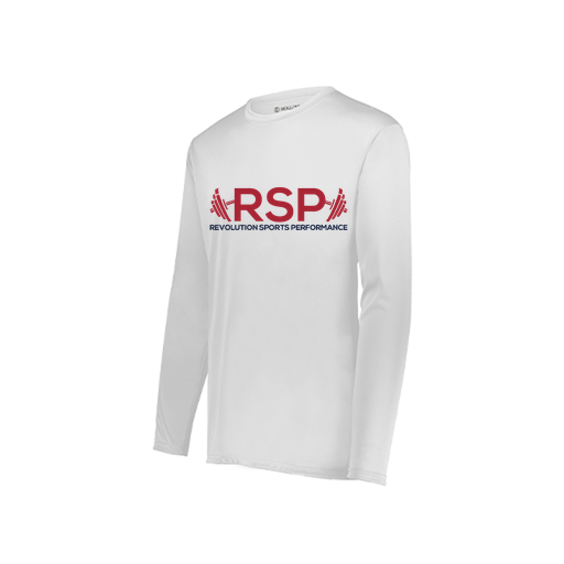 [222822.005.XS-LOGO2] Men's LS Smooth Sport Shirt (Adult XS, White, Logo 2)